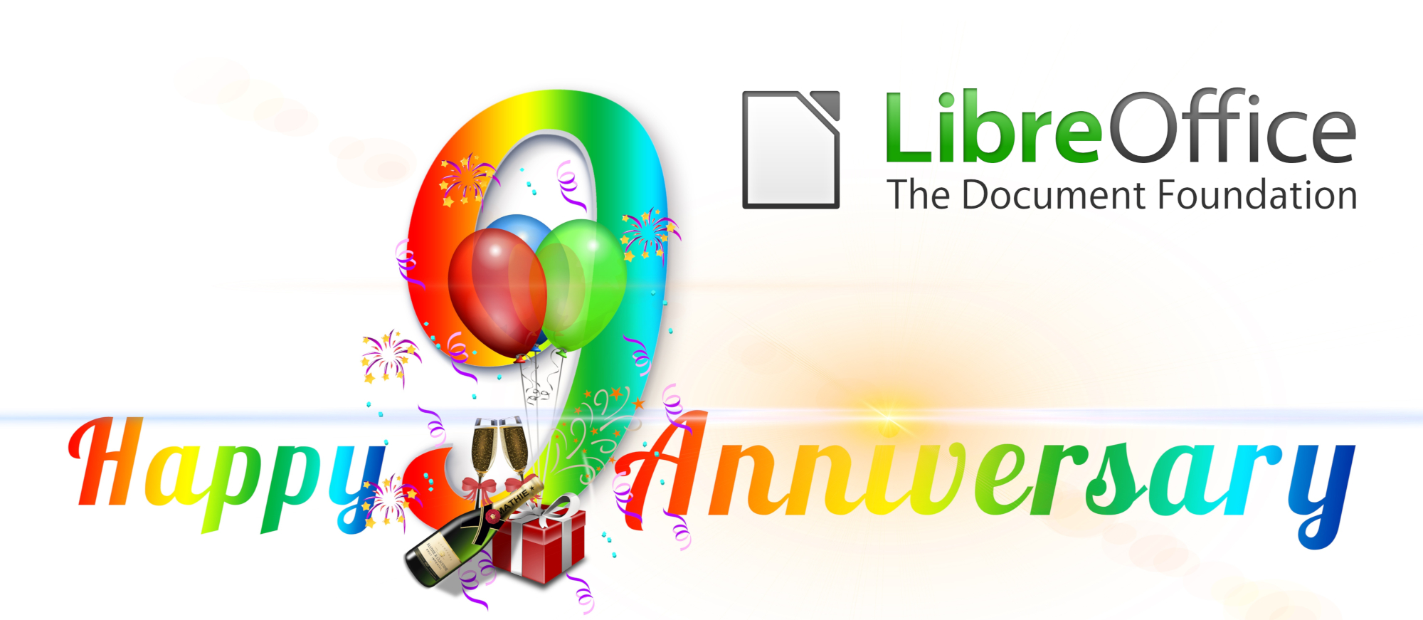 9周年おめでとう、LibreOffice