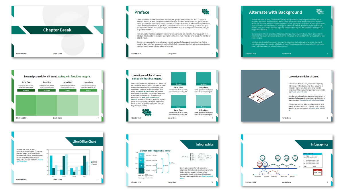 Libreofficeインドネシアコミュニティ主催 Impressテンプレートコンテスト入賞作品の紹介 Libreoffice日本語チームblog