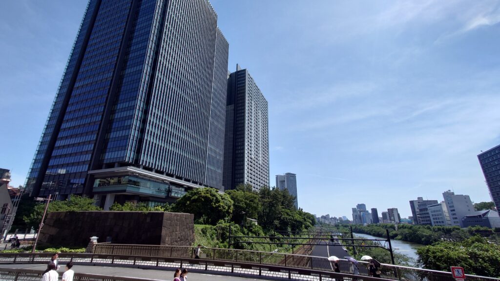 会場となるビルの風景